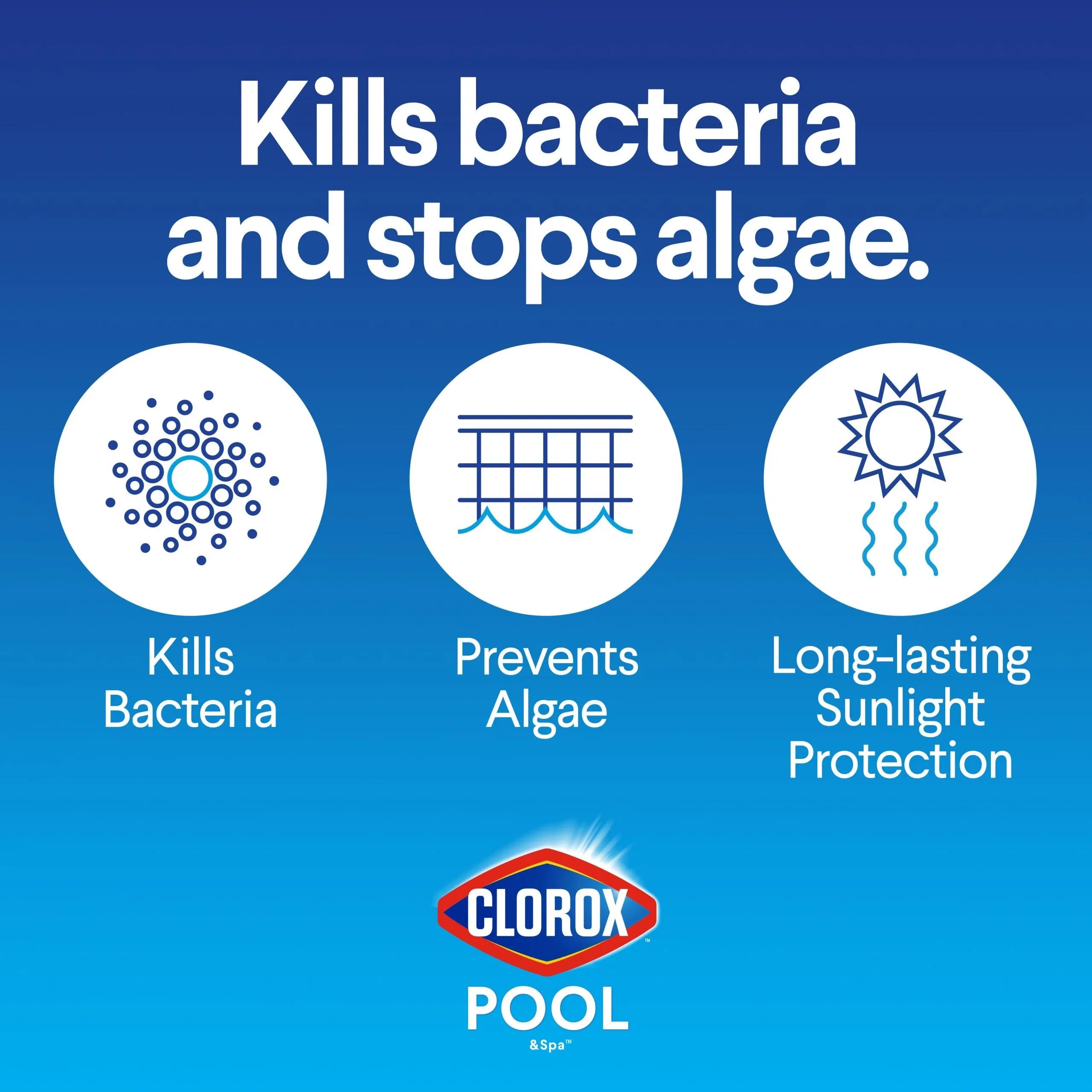 Clorox Pool&Spa XtraBlue 3 测 Chlorinating Tablets for Swimming Pools, 25lb